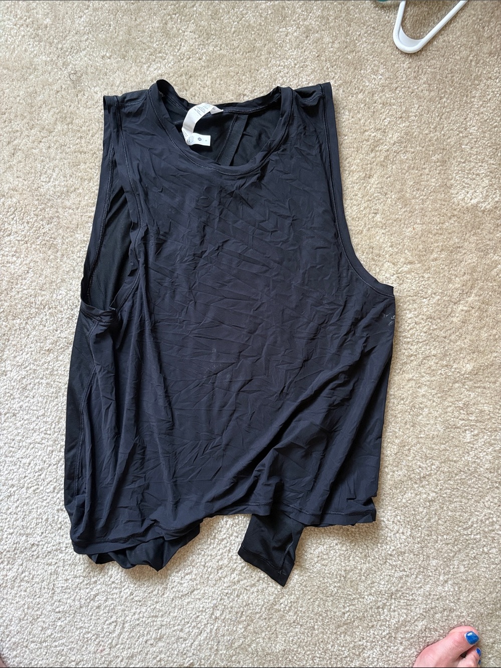 lululemon athletica Black tie back Women's Tank Top